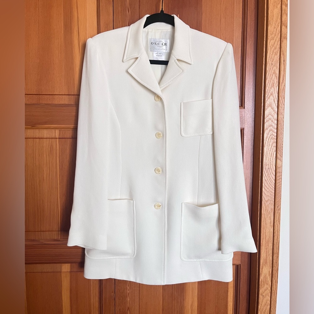 Oscar de la Renta Ivory Blazer